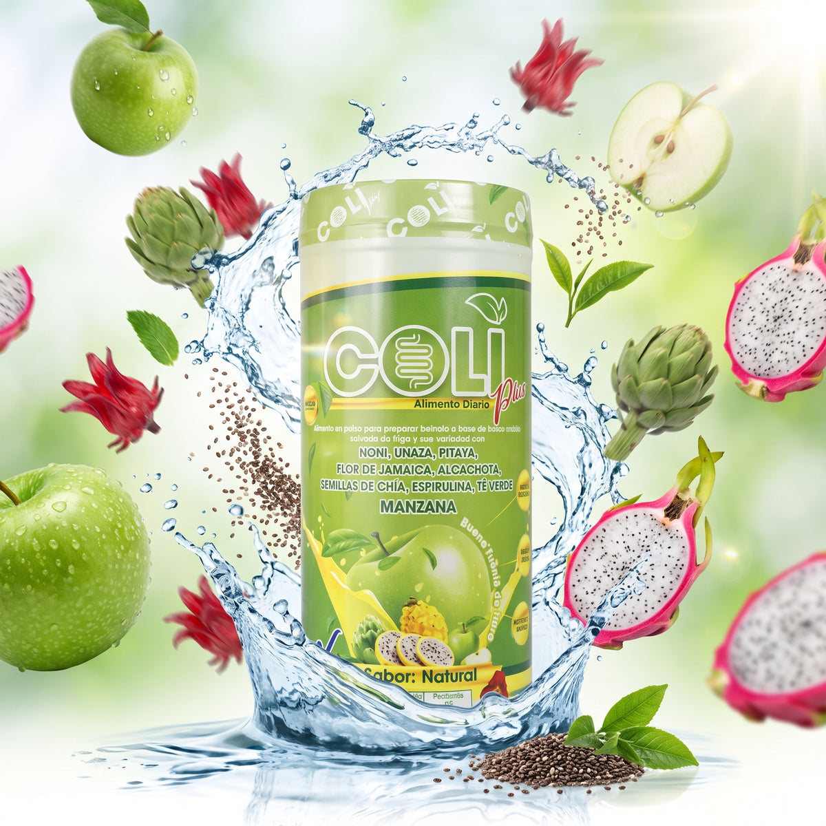 COLI: alimento en polvo con fibra natural | 450 g